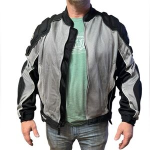 Joe Rocket Vintage Black and Gray Mesh Performance Jacket